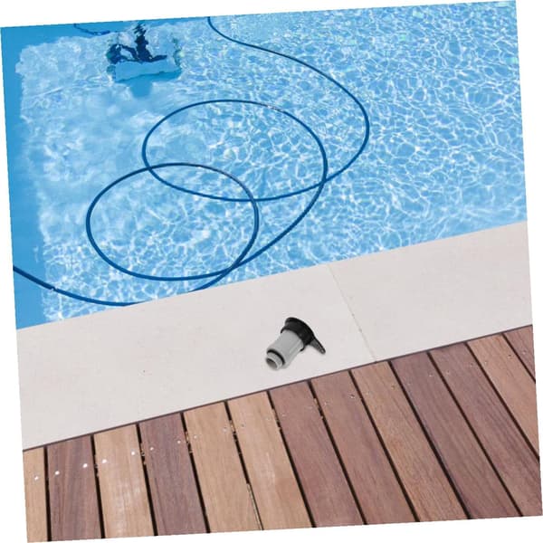 Luftindsprøjtningsventiladapter til fritstående pools, forbindelse til luftdyse og vand, nem installation, udskiftning
