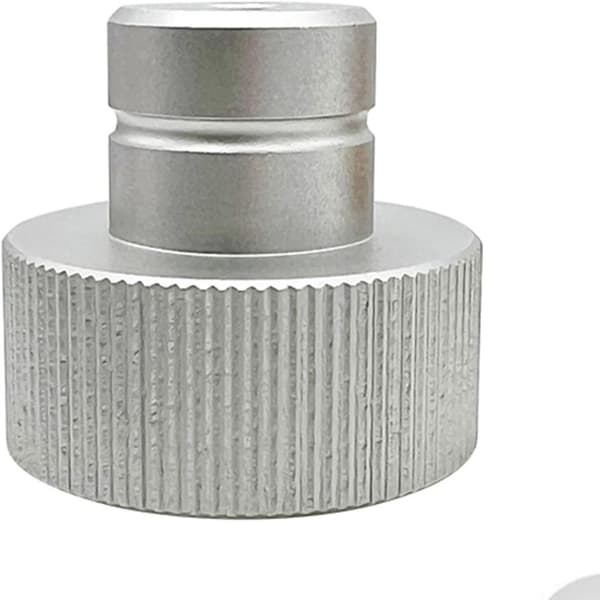 CO2-adapter CO2-cylinderadapter Professionell direkt ersättning snabbkopplingar för Sodas Maker-tillbehör silver