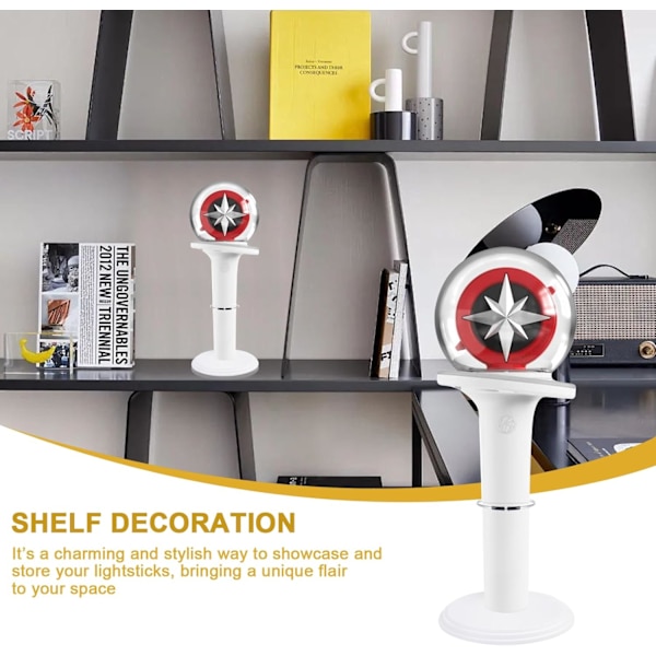 Lightstick-stativ 2 stk kompatibel med offisielle lightsticks