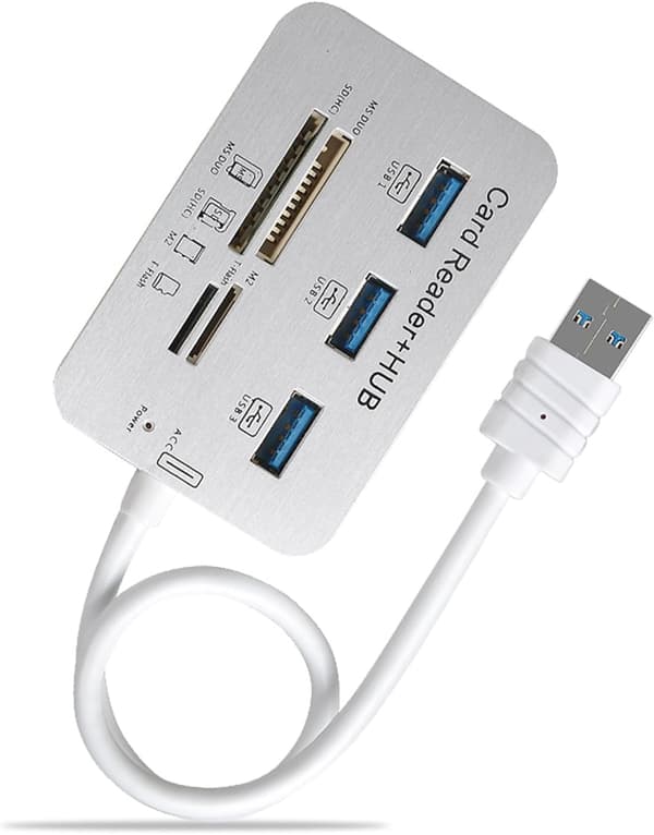 USB3.0 Hubb Kortläsare Combo SDTF Minneskortläsare USB-diskstycke Musadapter Telefon Tablet Laddningsdocka