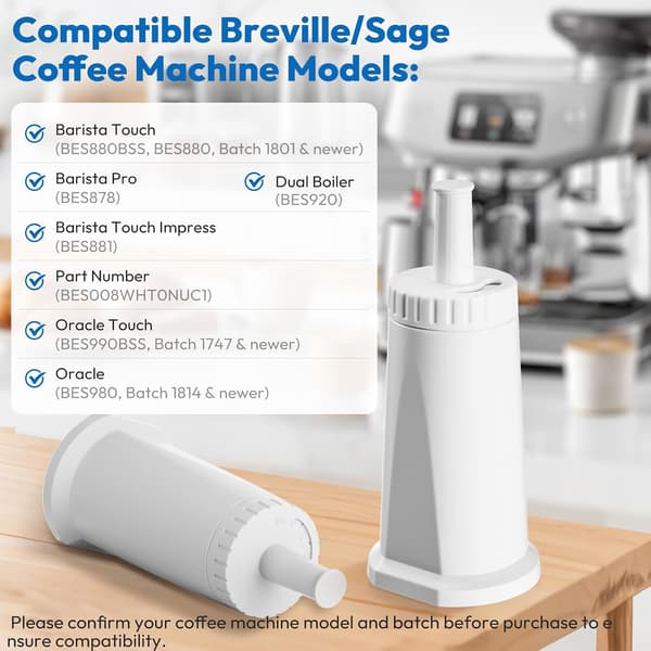 Erstatningsfilterpatron til Sage 875/878 kaffemaskiner