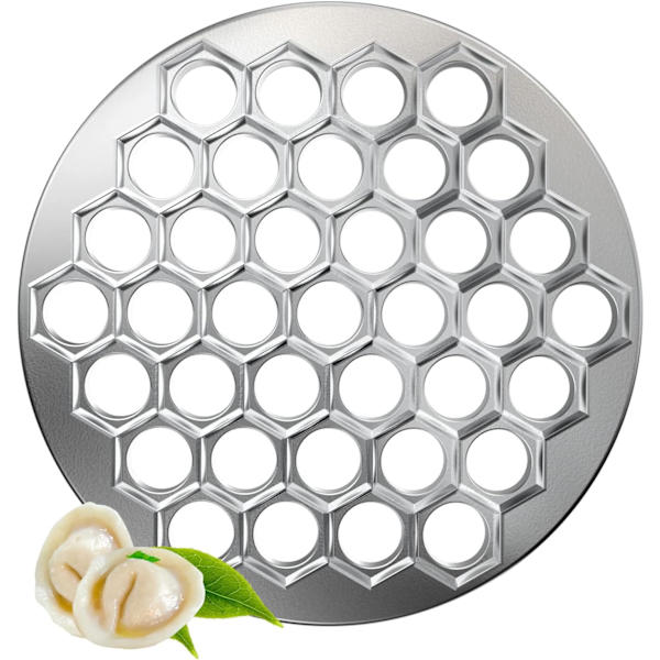 Raviolimaskin Dumplingform Dumplingmaskin 37 Hull Aluminiumslegering Dumplings Metallform