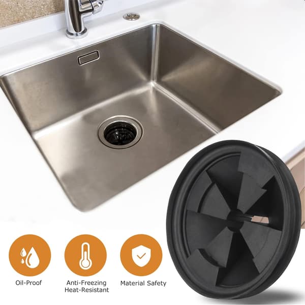 Avfallskvarn Stänkskydd 2-pack Uppgraderat EPDM-gummi för InSinkErator Evolution Series 3 3/8\" QCB-AM Diskbänksbaffel Avloppsskydd