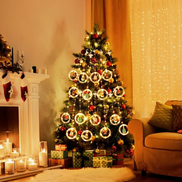 Julelys egnet til indendørs brug varm hvid til juledekoration