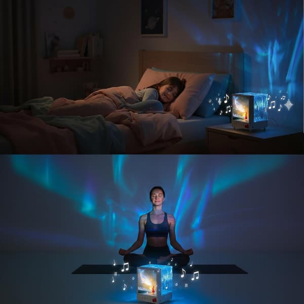 Projektor med Bluetooth: Oceanvågsprojektorlampa med Bluetooth-högtalare lämplig för tonåringar.