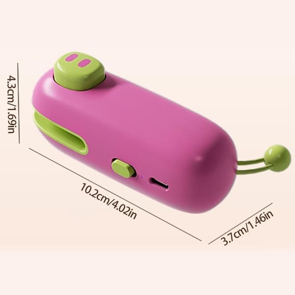 Bärbar USB-driven matförseglare för kök och resor – bevarar färskhet minimerar avfall enkelt