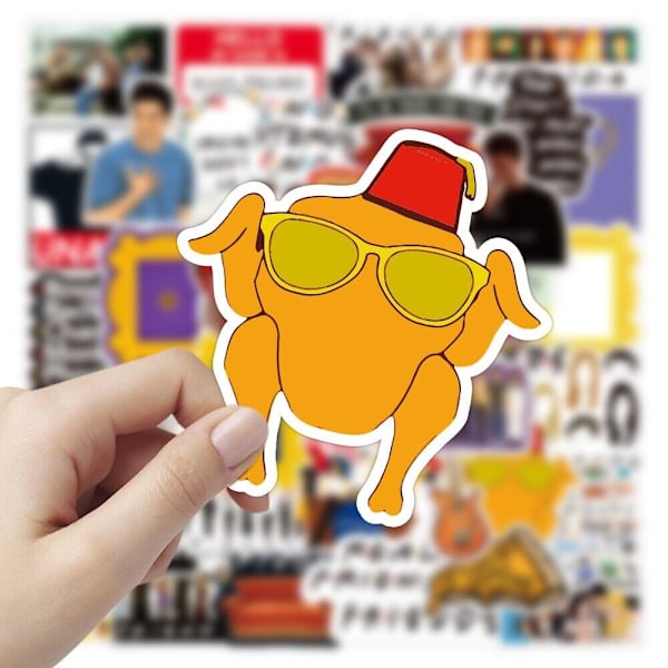 50st Friends TV Show NBC Sticker Sitcom Decal Emmy Awards Skateboard Laptop DIY