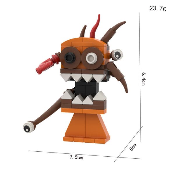 Nytt Incredibox Sprunki Figur Byggkloss Set Skräckspel Leksak av Tegelstenar Barnpresent A