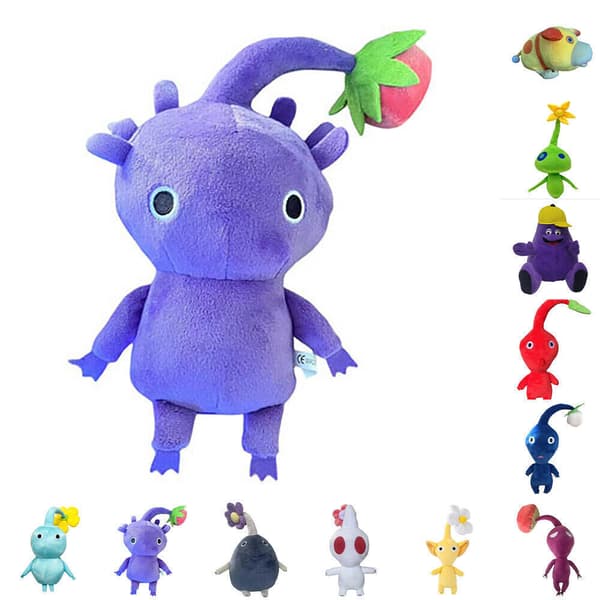 ﹒ Pikmin 4 Söt Plyschleksak Mjukt Gosedjur Samlarobjekt Presentdekorationer D