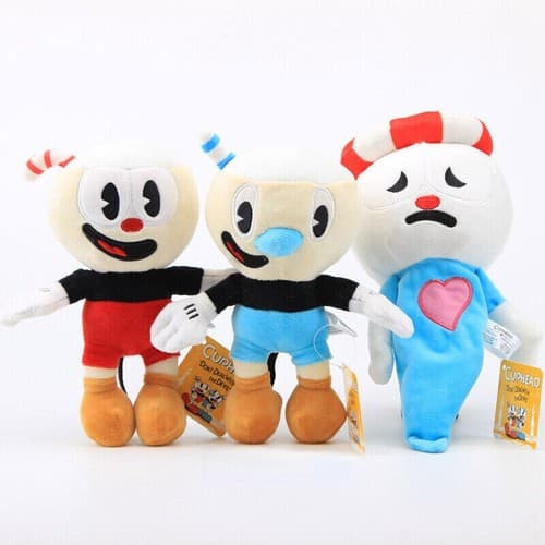 Cuphead Spel Mugman Mecup Brocup Tärningskopp Cup Head Plyschleksak Gosedjur Docka Present~ Demon Boss