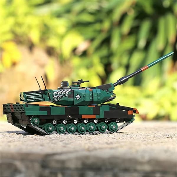 WW2 Militär Stridsvagn Byggklossar Set för Barn - Pansarfordonsmodell 06050 735Pcs