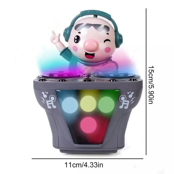 DJ Pig Musical Toy Swing Electronic Dancing Piggy Doll för baby