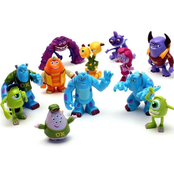 12st Monsters University Mike Sully Monsters Inc Actionfigur Barnpresenter leksak