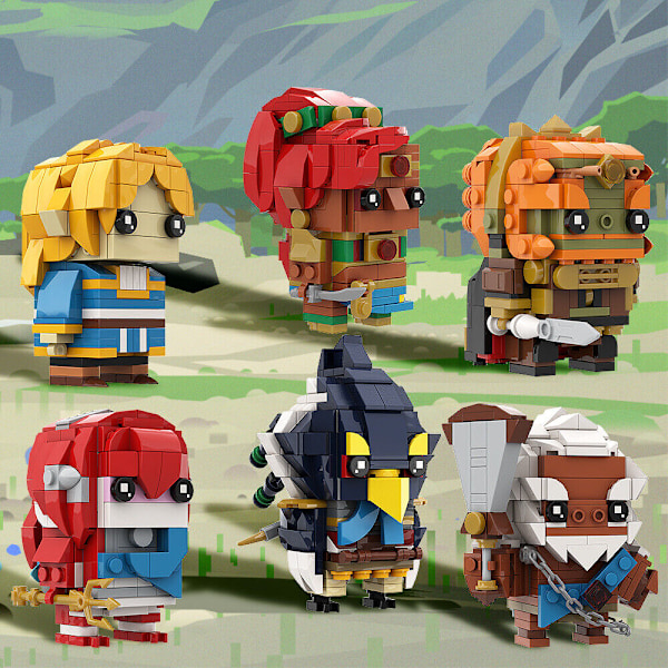 The Legend of Zelda Karaktär Modell Byggklossar Barn Pedagogisk Leksak Present Zelda - Princess  142pcs