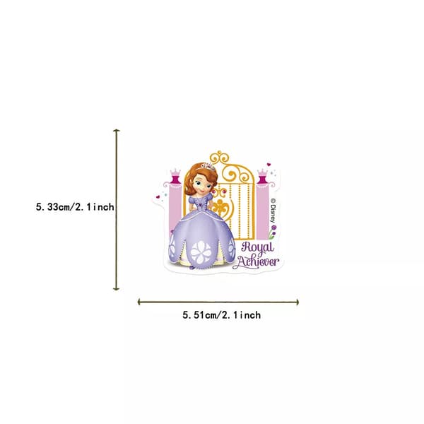 50X Sofia The First Character Stickers Princess Baby Grills Room Decal Wardrobe
