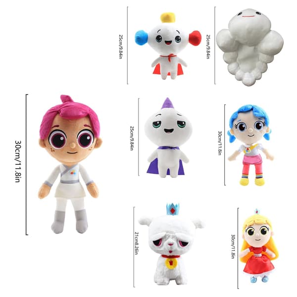 True and The Rainbow Kingdom Plyschleksak True Bartleby Zee Stuffed Doll Toy Present Cumulo