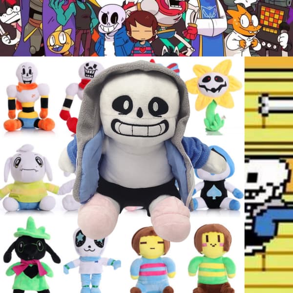 Undertale Plyschdocka Undertale Kartong Fylld Sans Docka Gåva Pojke Barn Wiki leksak mjuk Black Octopus 25cm