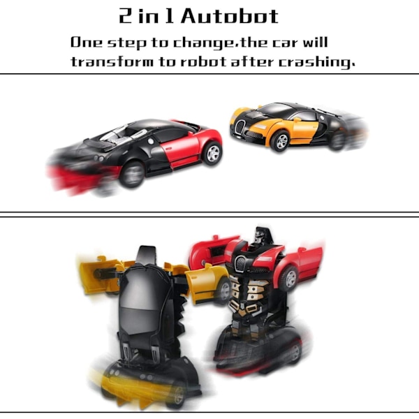Deformationsbil Leksak Automatisk Transformering Robot Plastmodell Actionfigur Leksaker Blue