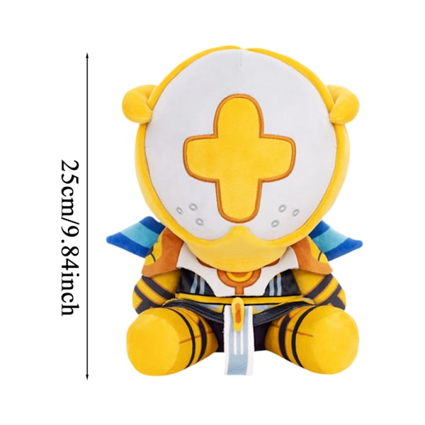 Ultrakill Gabriel Plysch Spelfigur Robotdocka Gosig Robotfigur Plyschdocka red