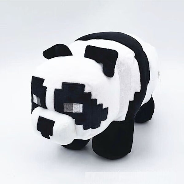25cm Tecknad Jättepanda Minecraft Djur Plyschleksak Mjuk Fylld Docka Gåva