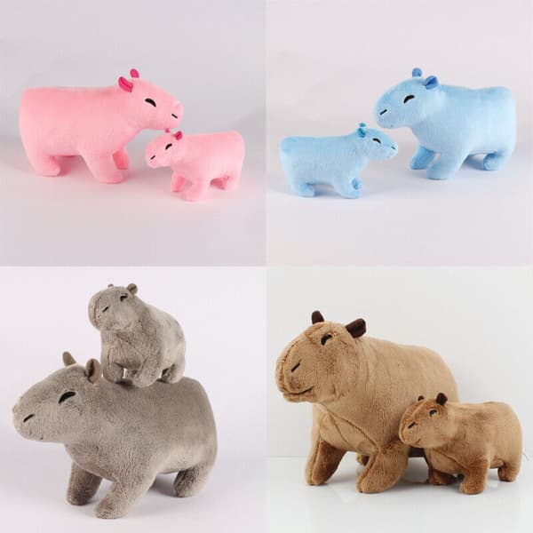 Gnagare Capybara Simulation Plyschleksak Gosedjur Dockor Heminredning Present Barn Grey 20cm/7.87in