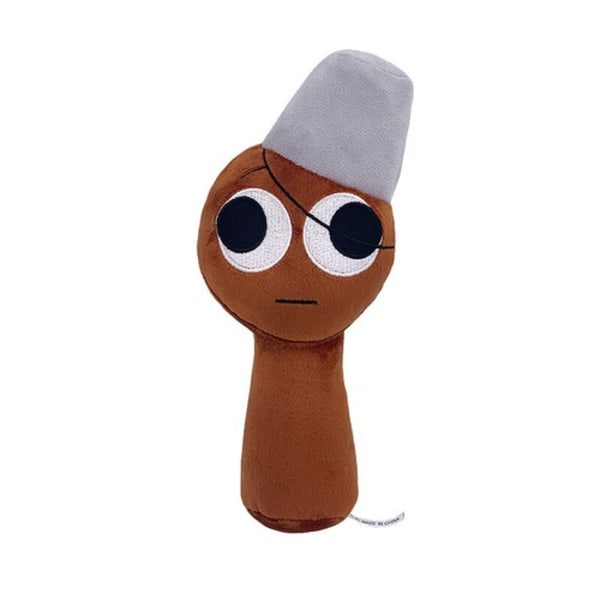 Sprunki Plyschleksak 20cm Simon Oren Winda Sprunki Karaktär Docka Plyschleksak Present Brown