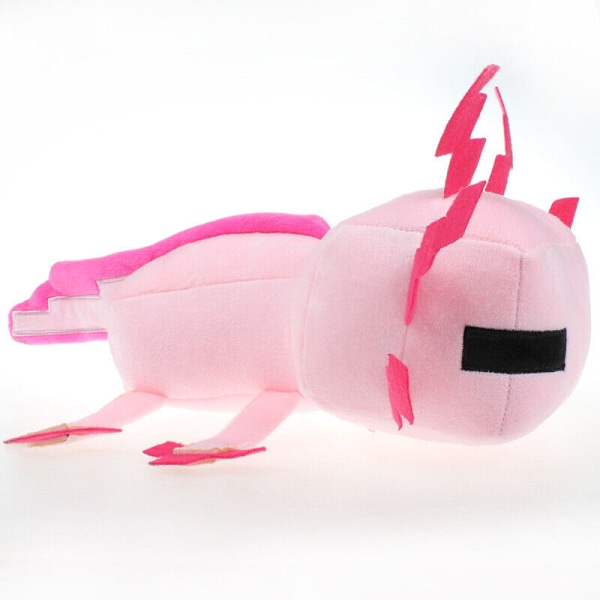 30cm Rosa Blå Salamander Minecraft Plyschdocka Axolotl Mjuk Gosig Leksak 1-2 ST 30cm Blue+Pink(2pcs)