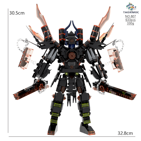 Mini Kameraman Modell Byggklossar Set för Skibidi Toalett MOC Klossar Leksaker MOC 807