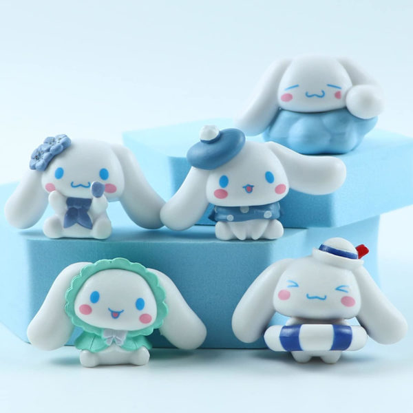 Sanrio Mini Action Figur Statyer Anime Cake Toppers Figurer PVC Modelldockor G