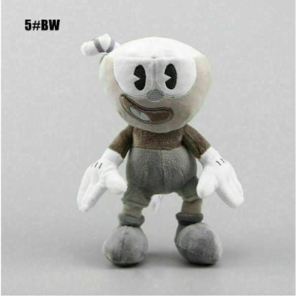 Cuphead Mugman Devil Demon Carnation Mecup Brocup Plyschdocka Gosedjur 11#King Dice