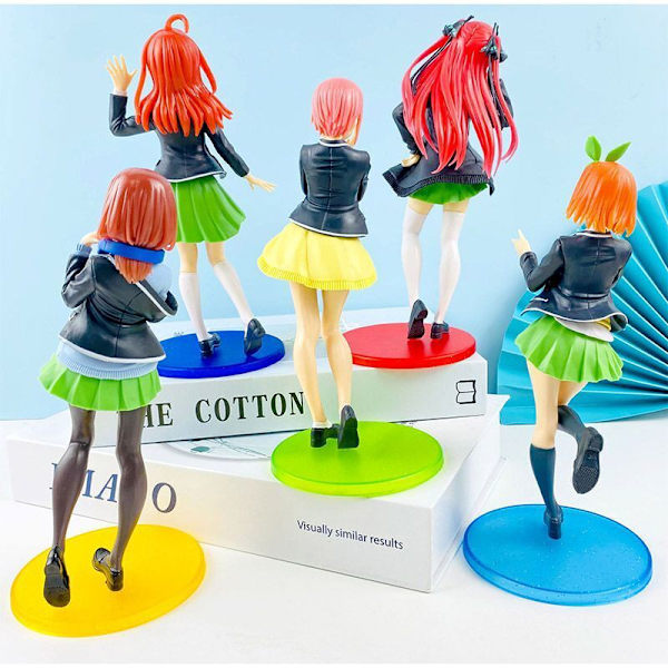 The Quintessential Quintuplets Figure Collection - Med Nakano Ichika Itsuki 5pcs