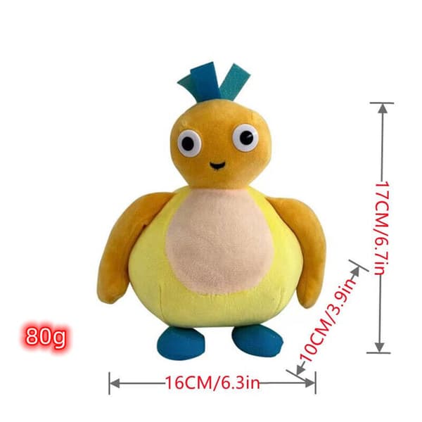 Ny Animation Twirlywoos Chickedy Chick Toodaloo Bighoo Plyschleksaker Julklapp mjuk E5