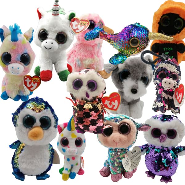 ty Flippables Mjukdocka Beanie Boos Gosedjur Anima Plysch Flicka Present Ty Modeleksak Flippables Owl