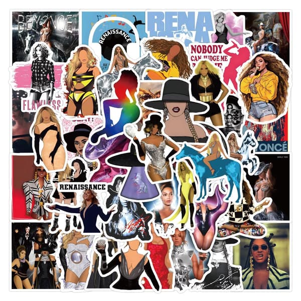 50X Beyonce Renaissance Stickers Citat Notebook Phone Laptop Skateboard Grafitti