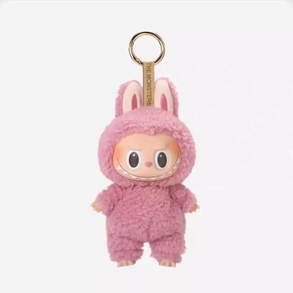 LABUBU Docka The Monster Etciting Macaron Plyschdocka Samlarobjekt Blind Box Leksak Green Grape