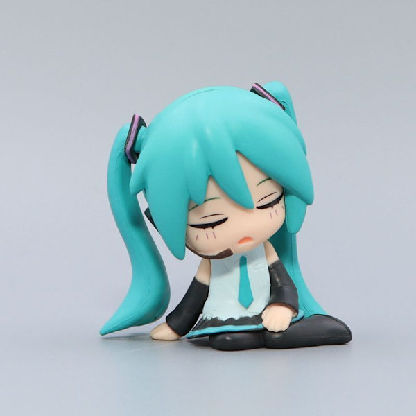 4st Set Hatsune Miku Kagamine Len Kagamine Rin Megurine Luka Sleep Ver. Figur