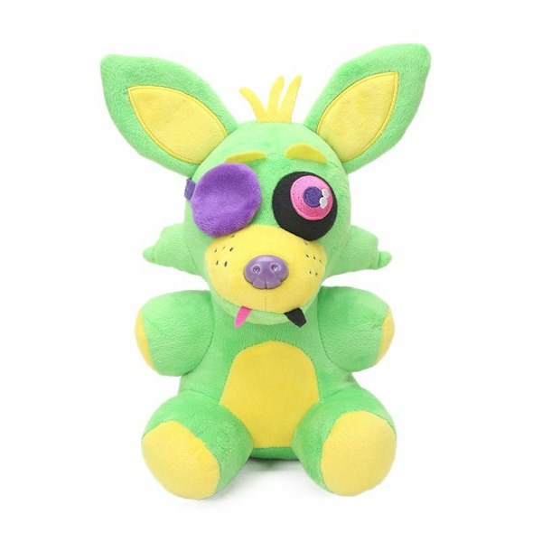 FNAF plyschar fem nätter på Freddy's Plush Doll Toy New Green Foxy