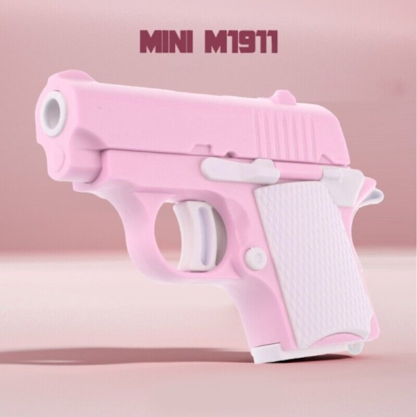 Stress relief Fidgets Toy Guns Lekfull underhållning Leksak Praktisk skämt rekvisita Pink