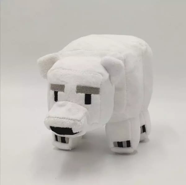 Minecraft Plyschdjur Stoppade Djurdocka Mjuka Plyschdjur Bear 20cm
