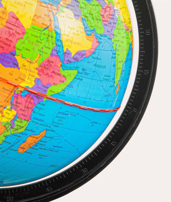 Barn 20 cm Educational Rotating World Globe Desktop med stativ