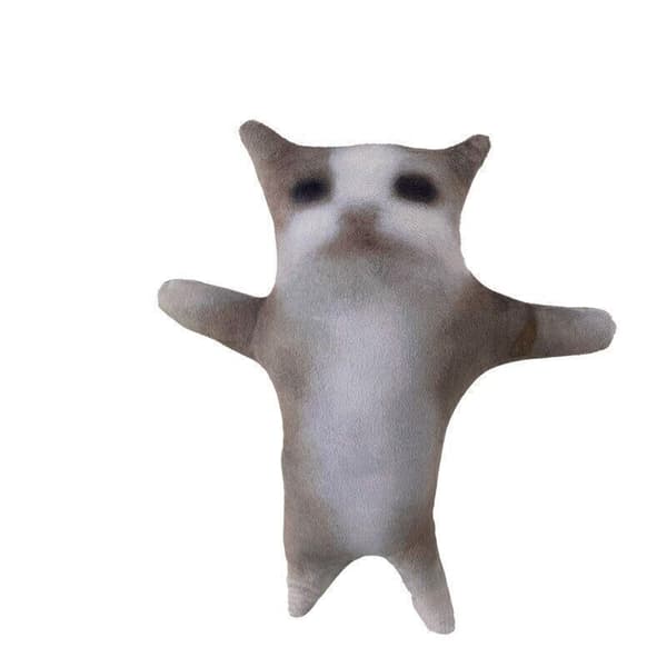 NY Banankatt Plyschleksak Söt Gråtande Banankatt Ins Modedocka Barnpresent 20cm