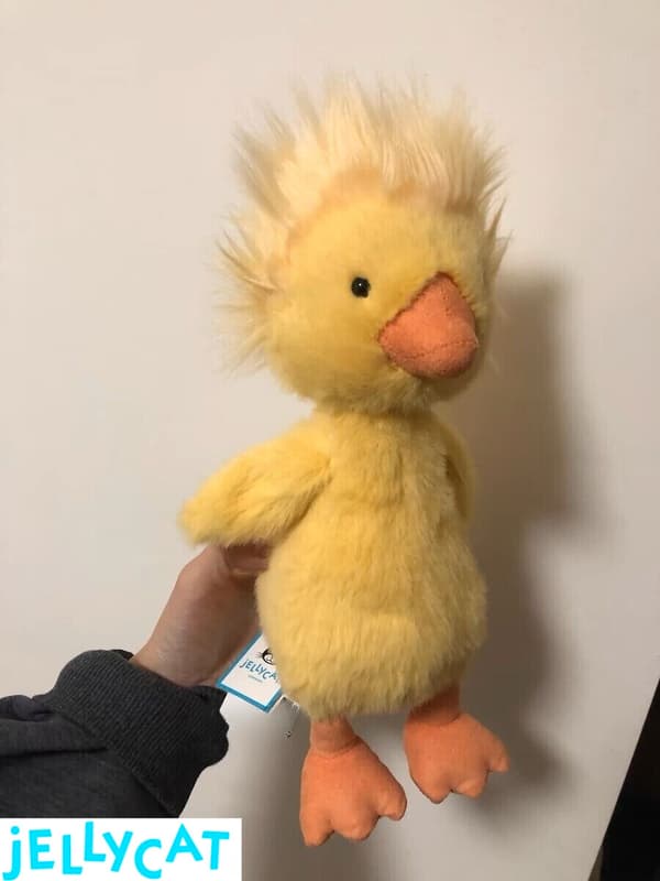 Jellycat Dorit Ankunge 23cm Mjuk Plysch Kramgo Barnkammarpresent Leksak för Bebis