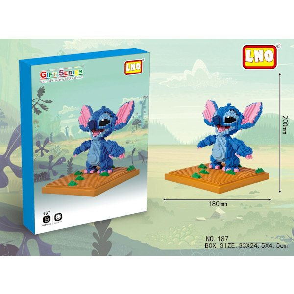 Actionfigurer Nano Mikro Byggklossar Samling Pedagogisk DIY Leksak Gåva Smurf