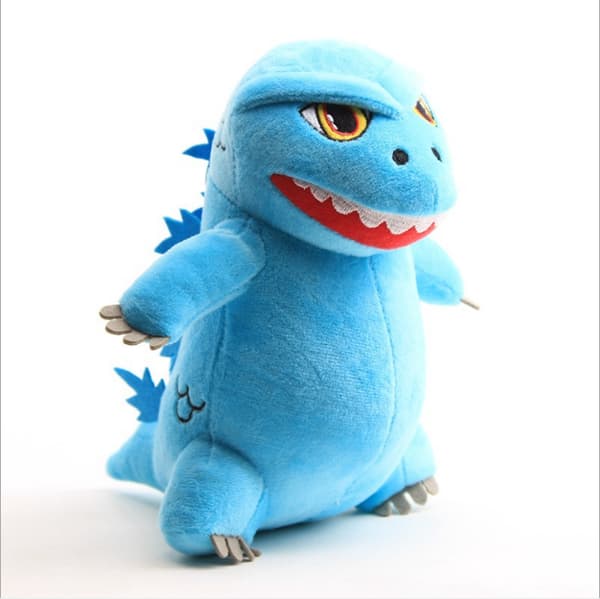 King Monster Godzilla Plyschleksak Mjuk stoppad djurdocka 8 figur present Blue 10cm