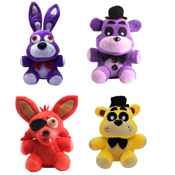 FNAF Pizza Simulator Tecknad Plysch Gosedjur Mjuk Djur Plyschleksaker Barnpresent Foxy Plush