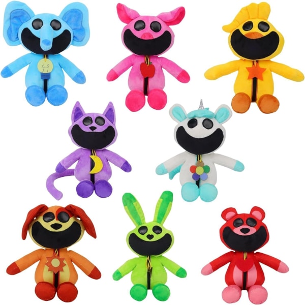 Smiling Critters Catnap Doll Plysch gosedjurleksak för barn och vuxna 3PCS-B