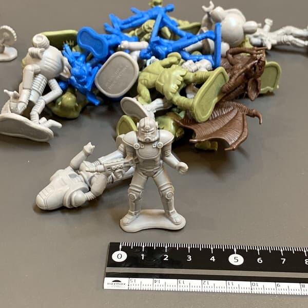 NY Fallout Nanoforce Serie 1 Armébyggarfigur Kollektion Volym 2 LEKSAKS PRESENTER