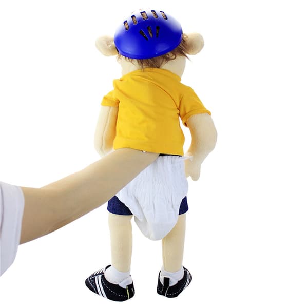1-2 st Rolig Plyschleksak Tecknad Spel Gosedjur Julklapp Handdocka· mjuk A (1PC) Hand Puppet