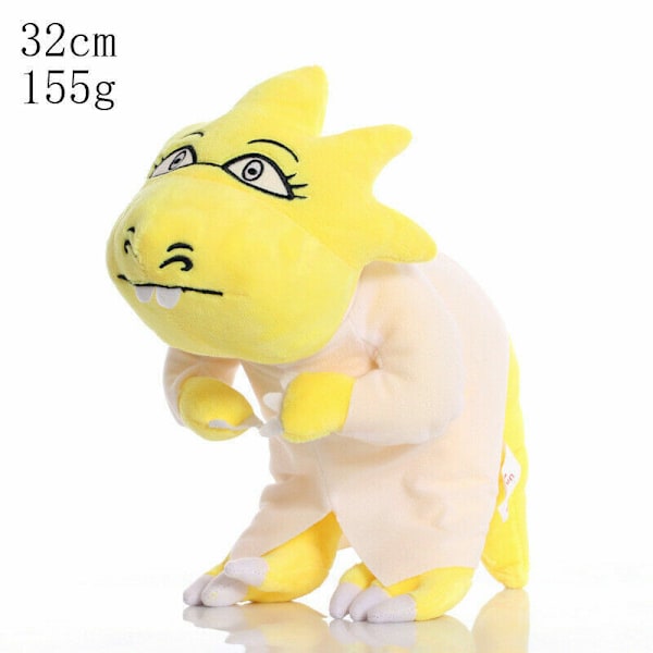 Deltarune Undertale Lancer Ralsei Asriel Plysch Figur Leksak Mjuk Fylld Docka Gåva Dr. Yellow 32cm