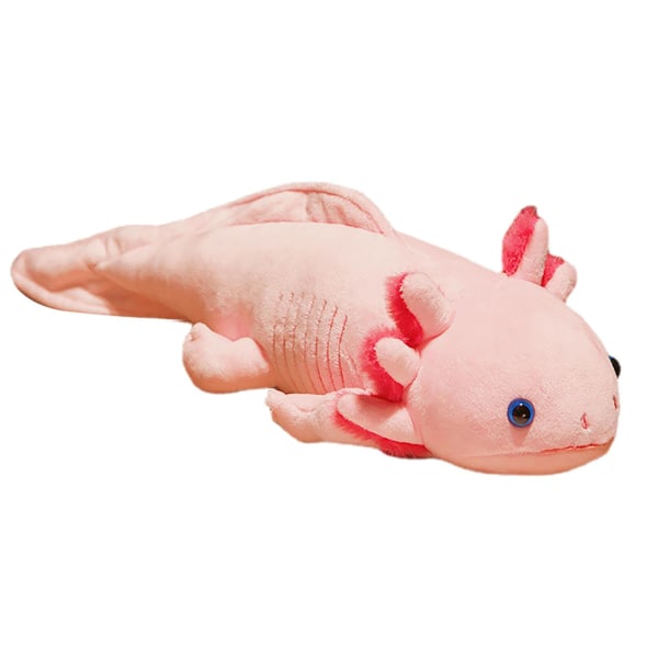 Axolotl Salamander Gosedjur Plyschleksak Söta mjuka födelsedagspresenter Pink
